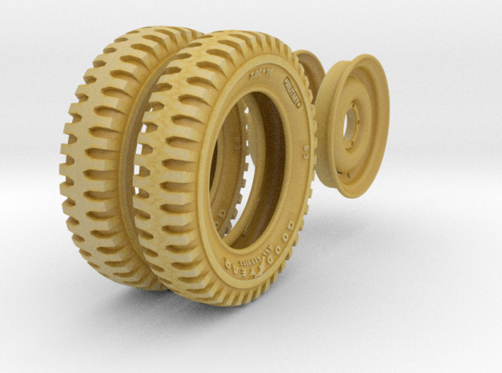 1-24 Tire And Rim 700x16 3d printed 