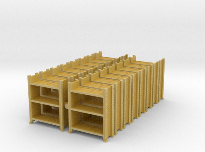 Warehouse Rack (x16) 1/220 3d printed