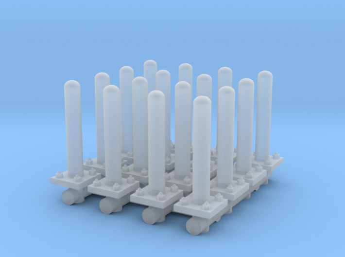 Safety Poles (x16) 1/76 3d printed