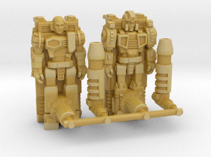Diaclone Datson Specialist Weaponoids (5mm) 3d printed