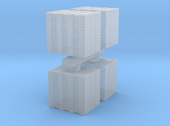 Concrete Bricks Pile (x4) 1/76 3d printed
