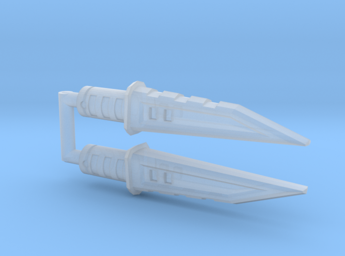 Daggers for PotP Dinobot Slash 3d printed