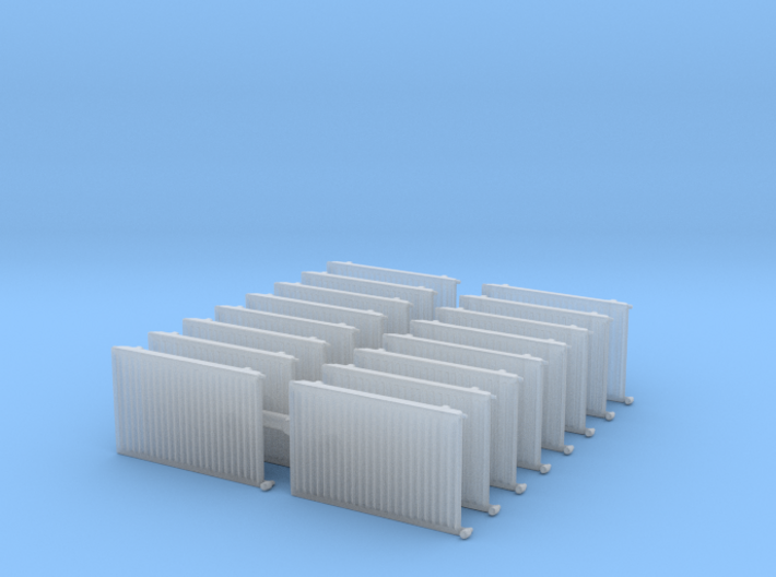 Wall Radiator Heater (x16) 1/100 3d printed