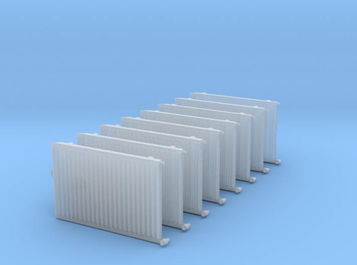 Wall Radiator Heater (x8) 1/64 3d printed