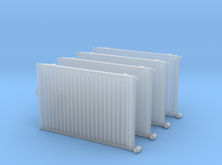 Wall Radiator Heater (x4) 1/56 3d printed