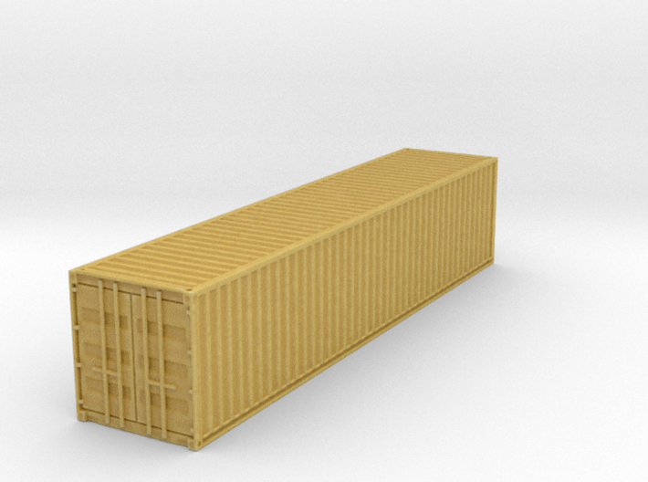 40ft Shipping Container 1/100 3d printed