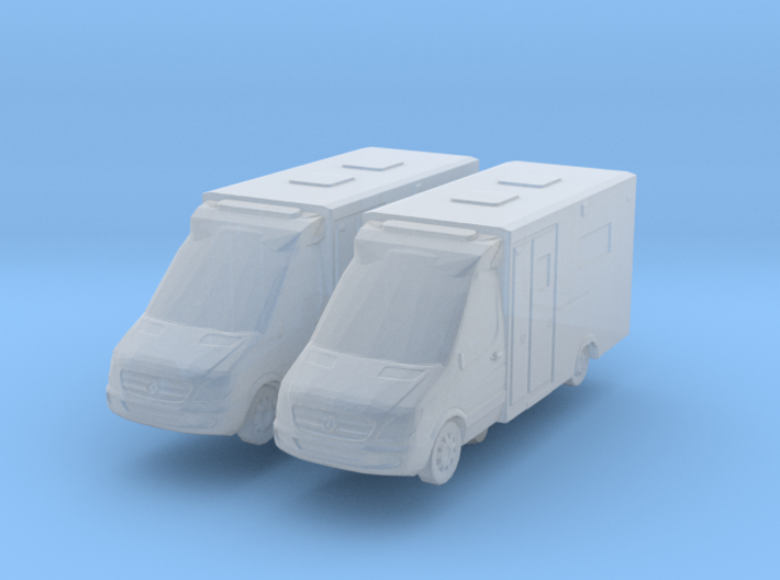 Sprinter Ambulance (x2) 1/220 3d printed
