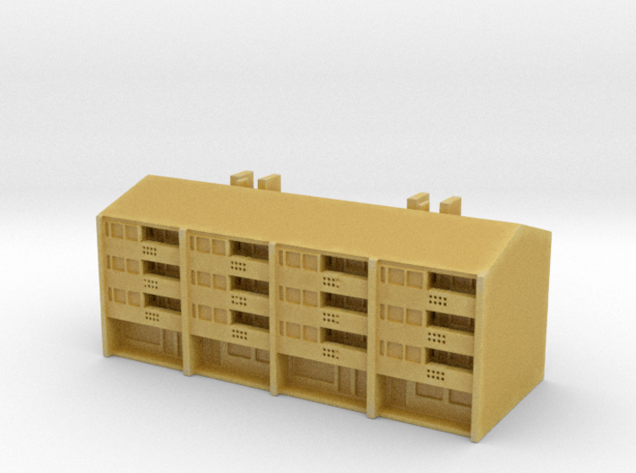 Residential Building 04 1/1200 3d printed