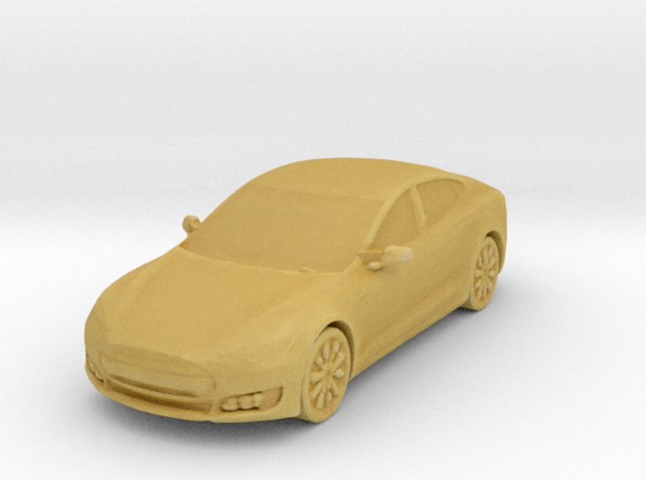 Tesla Model S 1/87 3d printed