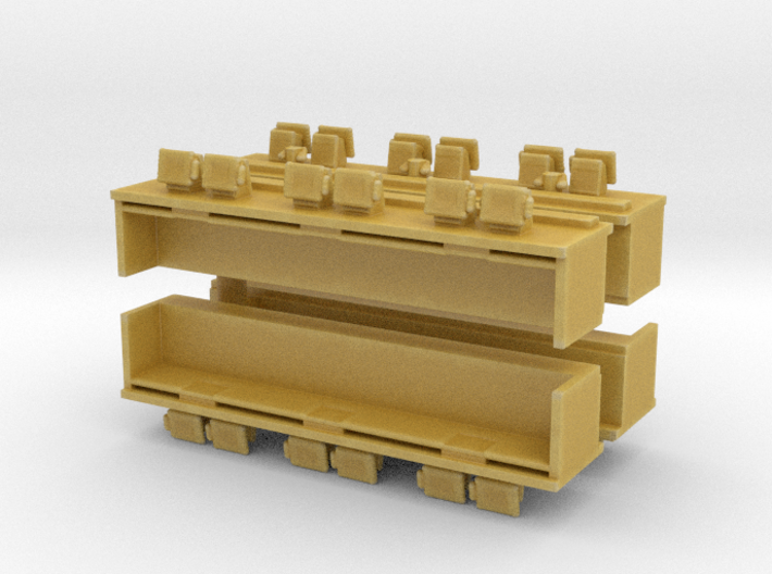 Fast Food Cash Counter (x4) 1/220 3d printed