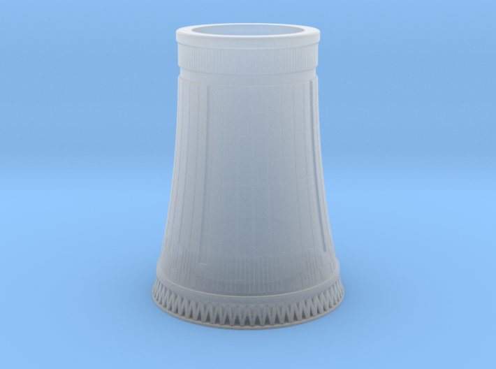 Nuclear Cooling Tower 1/1000 3d printed