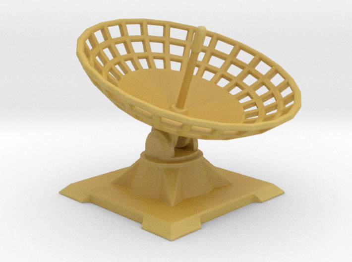 Satellite dish for wargames 3d printed 