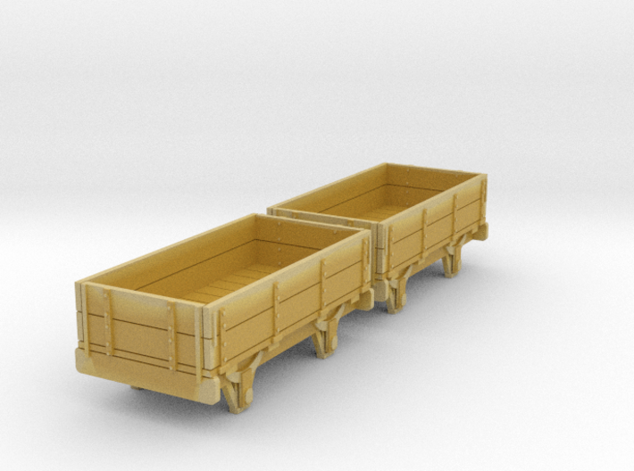 o-re-148fs-eskdale-2-plank-wagons 3d printed