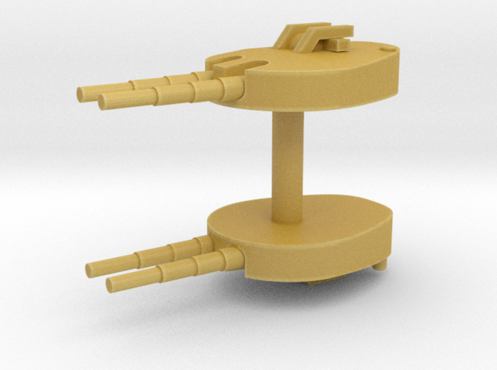 1/600 28cm Twin Turret (1944) 3d printed