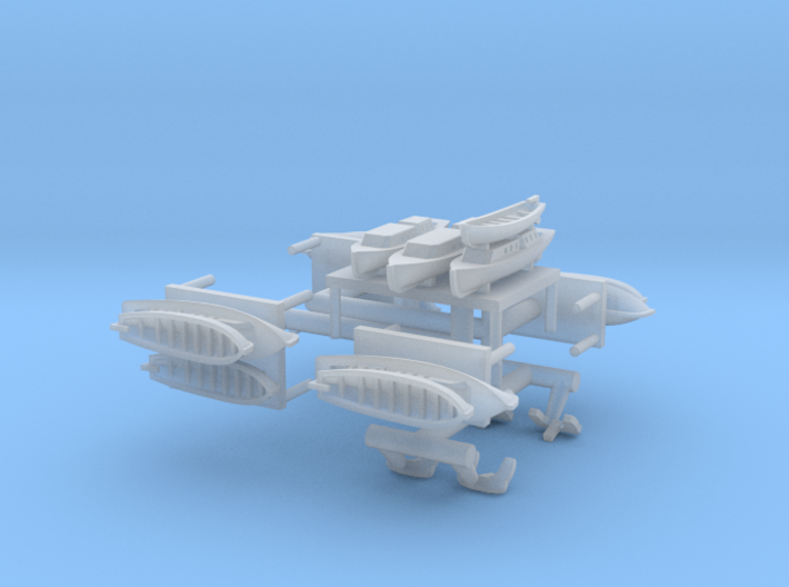 1/600 A-H Battle Cruiser Design Ic Fittings 3d printed