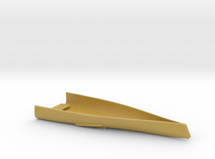 1/700 New York Class Hull Bottom Front 3d printed