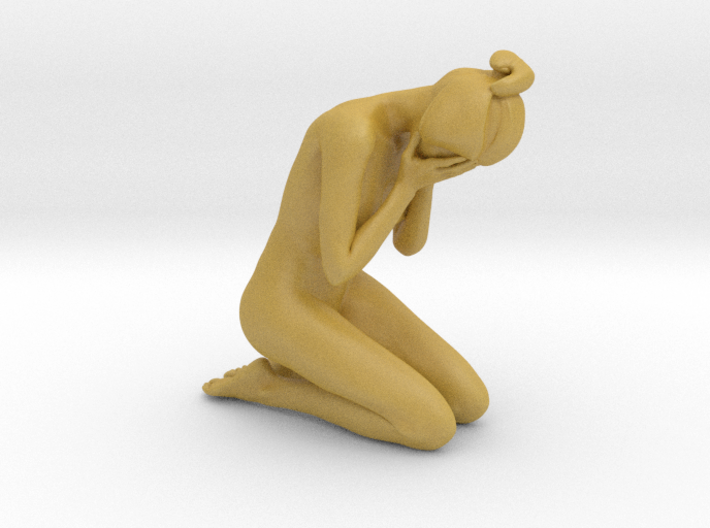 Classical Japanese girl 007 1/24 3d printed