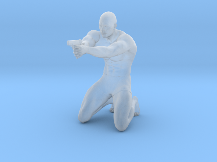 1:24 Male soldier 014 3d printed