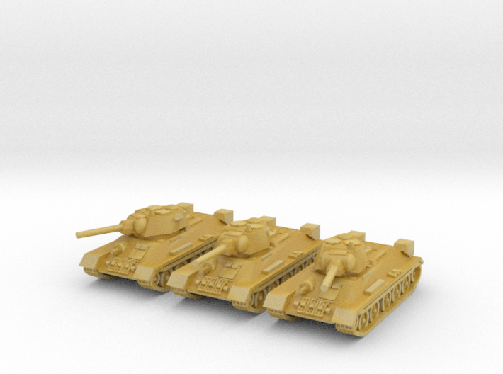 1/160  T-34 tanks 3d printed 