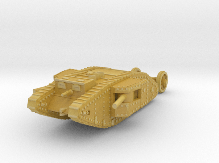 1/144 Mk.I Male tank 3d printed