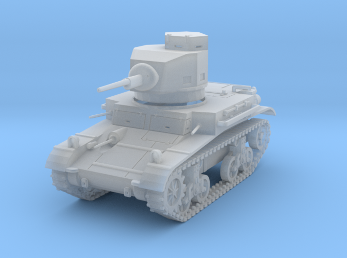 PV47D M2A4 Light Tank (1/144) 3d printed