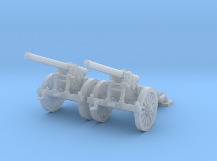 1/87 De Bange cannon (low detail) 3d printed