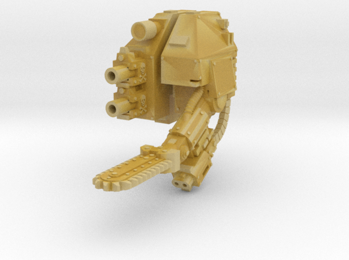 28mm walking sarcophagus hands chainsaw 3d printed 
