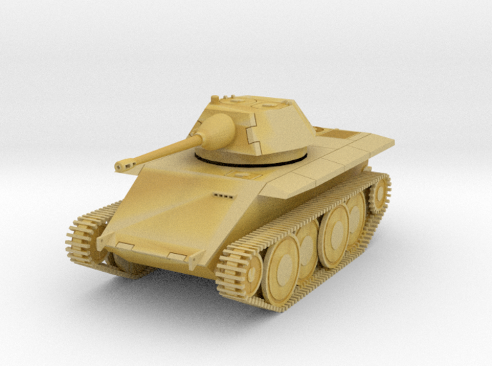 DW18B Leopard Light Tank E-10 (1/100) 3d printed
