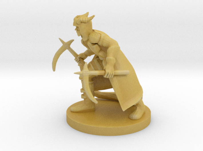 Tiefling Rogue with Scythes 3d printed