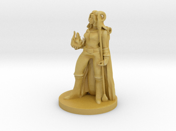 Tiefling Female Warlock 2 3d printed