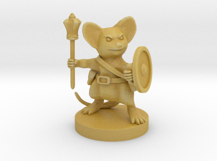Mousefolk Cleric 3d printed