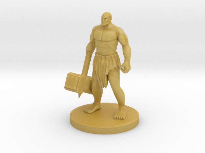 Hammer Fist Barbarian  3d printed 