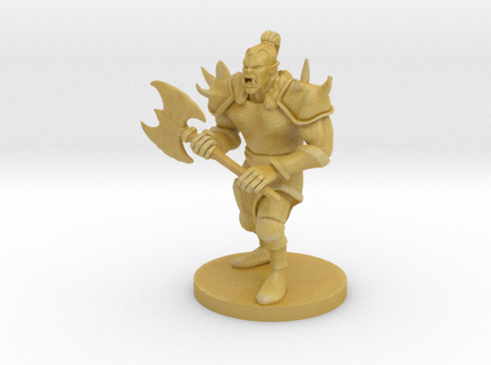 Orc Warrior 3d printed 