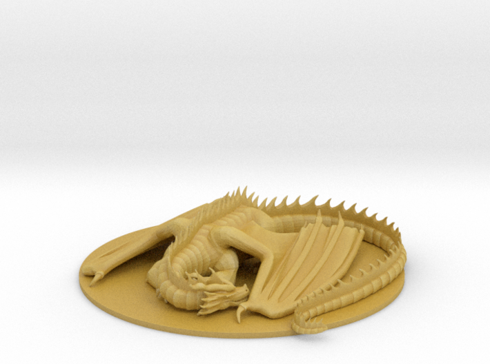 Sleeping Dragon 3d printed