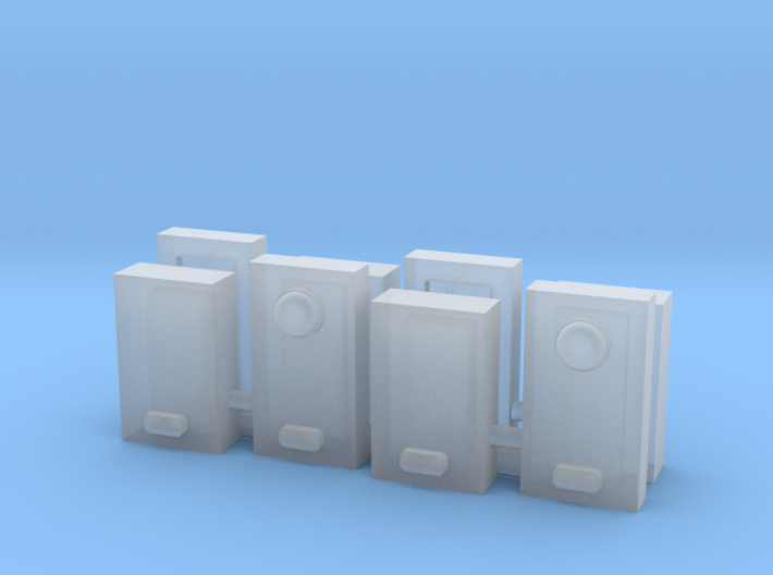 Electric Power Meter Box 1-87 HO Scale (4PK) 3d printed