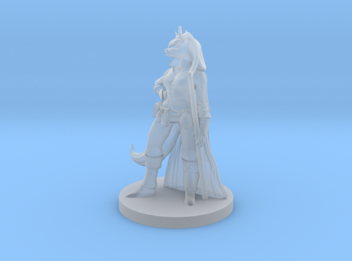 Kitsune Female Druid 3d printed 