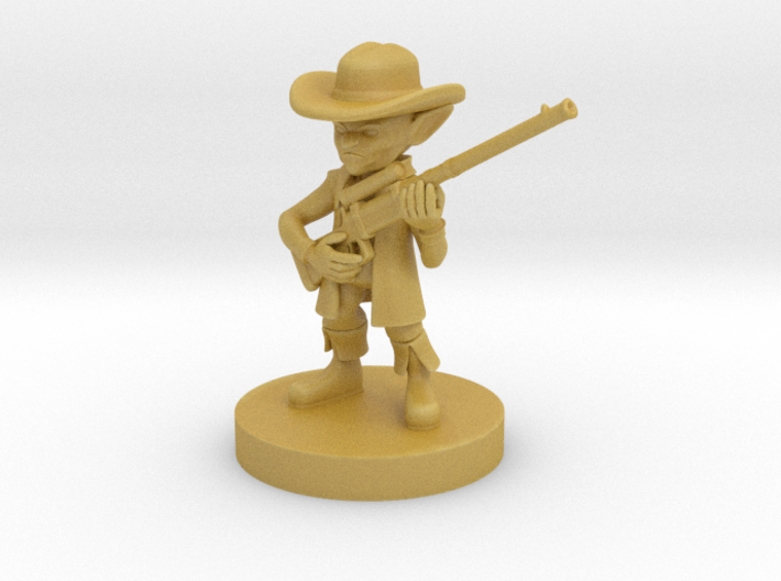 Goblin Gunslinger with Long Rifle 3d printed 