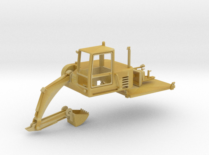 Snowcat Track Machine Excavator 1-87 HO Scale 3d printed