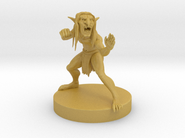 Goblin Monk Feral 3d printed 