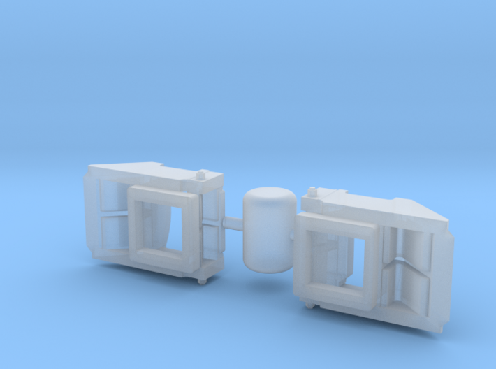 CP0005 EMD Late Coupler Plates Type E 1/87.1 3d printed