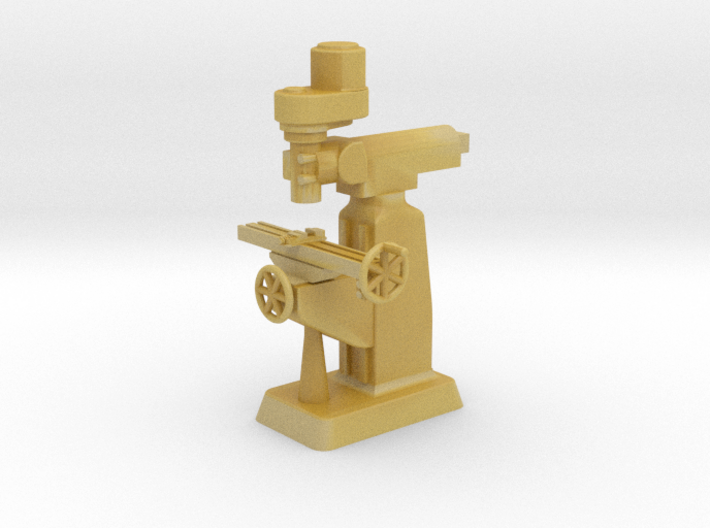 S Scale Bridgeport Style Milling Machine  3d printed 