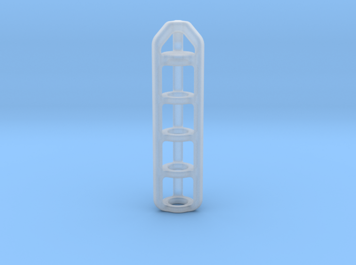 Tritium Lantern 4A (Silver/Brass/Plastic) 3d printed