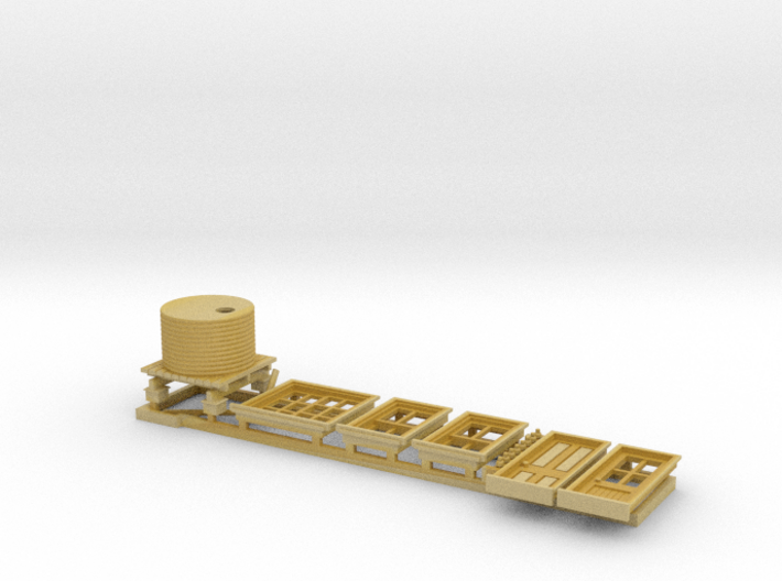 N Scale NSWR Platform Signal Box Detail Parts RH D 3d printed 