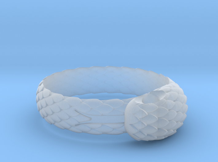US10 Snake Ring: Tritium 3d printed