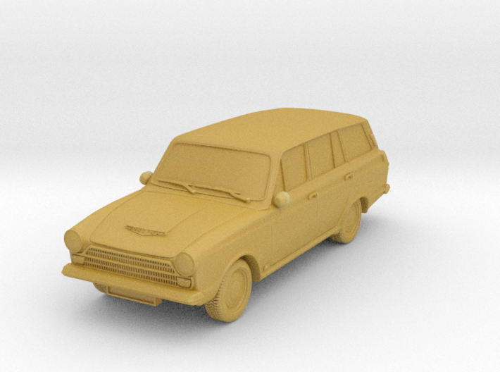 1-87 Ford Cortina Mk1 Estate Wheels Attached 3d printed