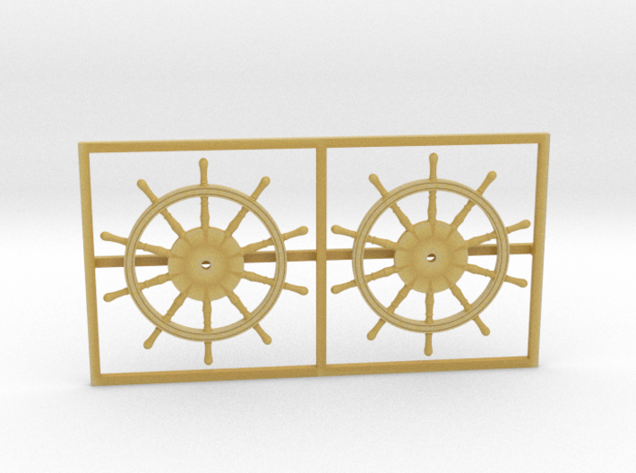 1:90 HMS Victory Ships Wheel 3d printed