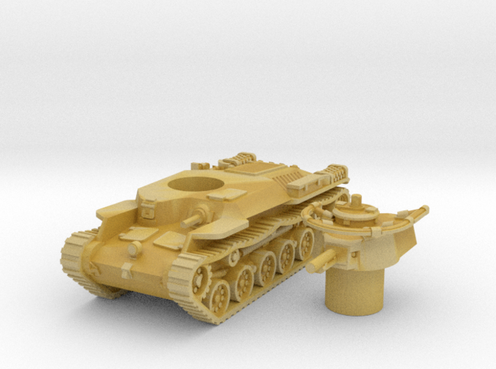 Chi-Ha 97 Tank (Japan) 1/144 3d printed 