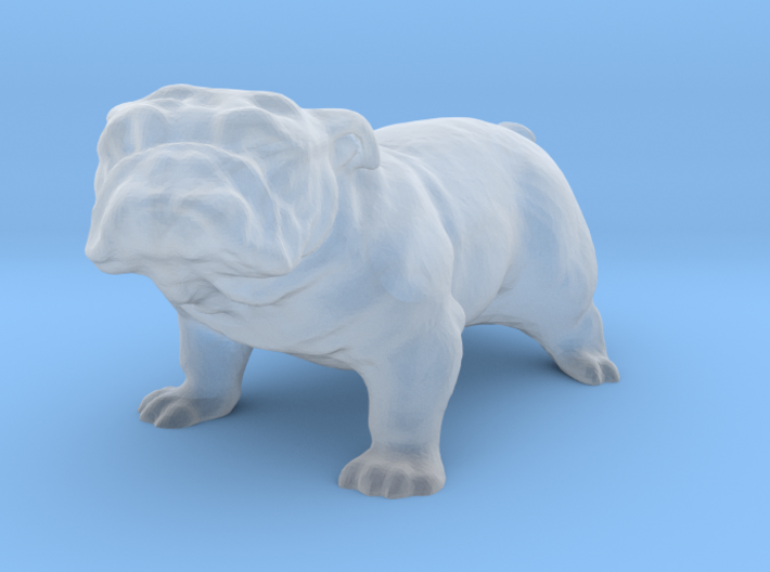 O Scale Bulldog 3d printed