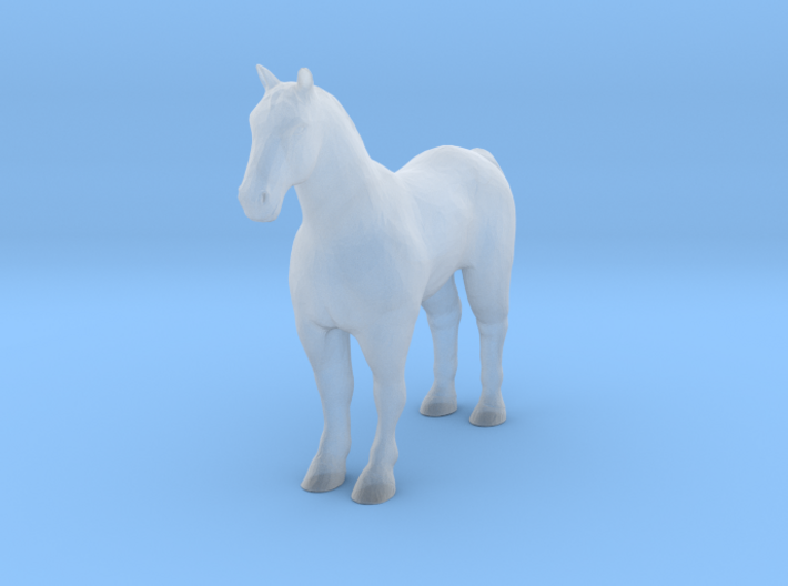 S Scale Horse 3d printed