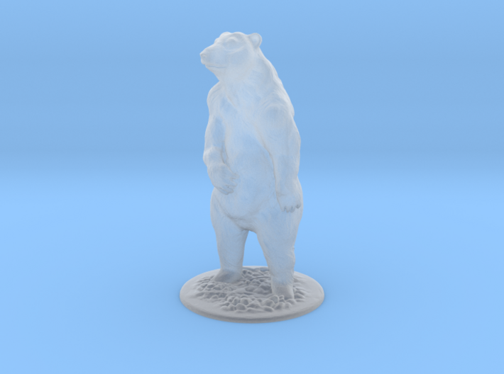 O Scale Grizzly Bear 3d printed